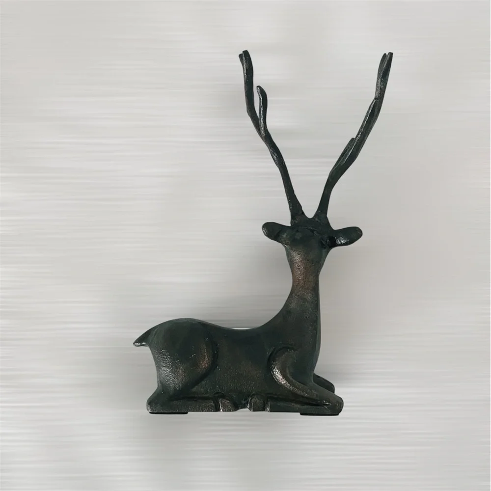 World Market Deer Antler Metal Jewelry Stand Holder